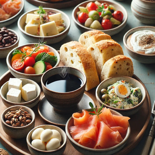 Enkel buffet og kaffe